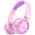 Kids Bluetooth Headphones, 80H Playtime Lightweight Wireless Headphones for Kids, 85/94dB Safe Volume Limit, Bluetooth 5.4, Built-in Mic kids headphones for School, Travel, iPad, Tablet (Pinkpurple)