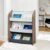Kids Bookshelf Book Rack, Kids Book Storage, Brown, 38 in W x 30 in H x 10 in D