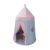 Kids Castle Play Tent Set with Mat & Bunting, Indoor Mongolian Style Playhouse for Boys Girls, Breathable Kids Hideaway Tent, 110×150cm(Pink)