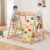Kids Climbing Frame, 9-in-1 Foldable Wooden Playset with Slide, Natural