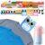 Kids Clothing Name Stamp Waterproof, Double-Sided Black & White Ink, Personalized Custom Fabric Stamp for Daycare, School Uniforms, and Camp Supplies