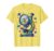 Kids College Microscope Tiny Explorer Graphic T-Shirt, Men, Lemon Yellow, Large