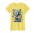 Kids College Microscope Tiny Explorer Graphic T-Shirt, Women, Lemon Yellow, X-Large