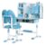 Kids Desk and Chair Set Height Adjustable Children School Study Table Chair