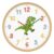 Kids Dinosaur Wall Clock for Kids Room Bedroom Non-Ticking Battery Operated