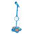 Kids Durable Star Karaoke Microphone Toy with Stand, Blue