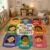 Kids Emotions Classroom Rug, Fun Shaped Feelings Chart Floor Mat, How are You Feeling Today Rug, Preschool Social Emotional Learning Carpet for Circle Time, Daycare, Kindergarten (Puzzles)