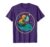 Kids Explorer Magnifying Glass Leaf Science Tee T-Shirt, Men, Purple, Medium