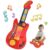 Kids Guitar Toy for 3-5 Year Old Boys Girls 2-in-1 Electric Guitar & Piano