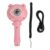 Kids Handheld Microscope 2.5K 48MP Digital Microscope with 2 Inch IPS Screen, 8X Zoom, 6 LED Lights, for Science Education, Nature Exploration and STEM Learning (Pink)