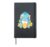 Kids Happy Easter Boys Easter Spring Gnome Easter Bunny Ears Hardcover Journal, Black