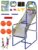Kids’ Indoor Basketball Arcade Game with 4 Balls, Hoop and Return Ramp