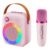 Kids Karaoke Machine Ages 3-12, Bluetooth 5.3 Speaker with 2 Wireless Mics