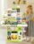 Kids Kitchen Playset, 39.4 Inches Play Kitchen with Sound & Light, Faucet, Electric Stove, Play Sink and Kitchens Accessories, Indoor/Outdoor Kitchenette for Toddlers 3+ Years Old Green