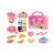 Kids Kitchen Playset | Kitchen Set with Toy Food | Portable Playset with Storage Case for Children, Girls, Boys