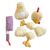 Kids Magnets for Fridge Soft Cute Duck Magnetic Plush Doll