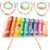 Kids Musical & Dress-Up Gift Set, Toddler Xylophone with Safe Mallets and 3 Princess Necklace Bracelet Sets for Girls Educational Play and Party Favors