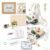 Kids Outdoor Explorer Kit Ages 4–8, Wooden Binoculars, Compass and Knot-Tying Board, Nature STEM Learning & Camping Toy Birthday Gift for Boys and Girls