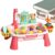 Kids Play Sink with Running Water Electrical Interactive Faucet Dish Toys