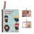 Kids Preferred Harry Potter Baby Photo Memory Album Crinkle Soft Sensory Book Holds 3 4″x6″ Photos with Soft Fabric for Babies, 6.25×9 Inch
