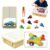 Kids Puzzles Logical Thinking Mushroom Peg 3D Educational Toys