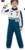 Kids Race Car Driver Costume Set for Boys and Girls with Jumpsuit and Cap