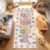 Kids Runner Rug, 2.6x10ft,Washable Hopscotch Alphabet Hallway Carpet