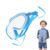 Kids Snorkeling Goggles Anti-Fog 180 Degree Crisp View PC Lenses