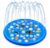 Kids Splash Pad Sprinkler for Toddlers 68 Inch Outdoor Water Spray Play Mat Educational ABC Animal Splash Pool Summer Toy