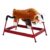 Kids Spring Rocking Horse, Rodeo Bull Style with Realistic Sounds, Ages 3+