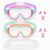 Kids Swimming Goggles, Anti-Fog UV Protection, Large Frame Silicone Seal, No Eye Pressure, Professional Swim Goggles for Boys and Girls, Includes Nose Clip, Earplugs, and Storage Case
