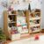Kids Toy Book Storage Organizer with 7 Removable Bins, 51 inch, Burlywood