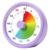 Kids Visual Timer, Silent Self-Management Toddler Timer with Alarm Portable Multi-Functional Rainbow Potty Watch for Bathroom, Kitchen, Bedroom, Classroom, Visual