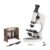 KIEED Microscope Building Blocks Set,Microscope Model Toy, Compatible with Major Brands,Gift for Boys Girls(308pcs)