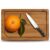 Kikcoin 9″×6″ Small Bamboo Cutting Board with Handle, Deep-Carbonized