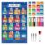 KIKIGOAL Class Jobs Pocket Chart Bulletin Board for School Classroom,Teacher’s Helper Classroom Management Educational Pocket Chart (Blue)