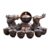 KinderCoring Semi Auto Set Rotating for Table Decor Indoor Tea House