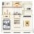 Kinder King Wooden Kids Play Kitchen w/Sounds, Storage, Accessories, Beige