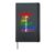 Kindness Hope Love Equality Inclusion Diversity LGBTQ Hardcover Journal, Black