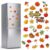 Kingdder Hello Fall Crafts Kit DIY Fall Leaves Refrigerator Magnet Color Your Own Autumn Fridge Magnets Coloring Art Crafts for Home School Activities Harvest Thanksgiving Party Favors