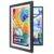 KINLINK 9×12 Kids Art Frame, Black Wood Solid Wood Artwork Frames