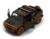 KiNSMART 2005 Hummer H2 SUT Muddy Pickup Truck, Black 5097DY, 1/40 Diecast Car