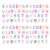 Kisangel 1400pcs Acrylic Alphabet Letter Beads Charms Mixed Shape Small Beads for Bracelets Jewelry Making Easy Threading Ample Supply DIY Crafts and Jewelry Making