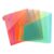 Kisangel 5Pcs Pocket Divider for 3 Ring Binders: Divider with Tabs & Two Pockets Each, 11.2×9.8 Colorful Insertable Organizer for School Office and Home Organization