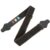 Kisangel Adjustable Guitar Nylon Strap with Built-in Pick Holder Lightweight and Easy to Carry Includes 3 Picks Black Color Suitable for Music Random Color