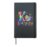 K is for Kindergarten Tie Dye Apple Design Hardcover Journal, Black