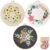 KISSBUTY 3 Pack Embroidery Starter Kit with Pattern, Cross Stitch Kit Including Embroidery Fabric with Floral Daisy Pattern, 1 Pc Bamboo Hoop, Color Threads and Tools Kit