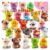 KissFuture Party Favors for Kids, 24PCS Animal Squishy Toys, Goodie Bags Stuffers for Kids, Pinata Stuffers, Birthday Gifts for Boys & Girls, Treasure Chest Prizes, Classroom Prizes