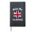 Kiss Me I’m British Funny St Patrick’s Day Hardcover Journal, Black