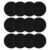 Kitchen Compost Bin Charcoal Filter 6.7 Inch Diameter Extra Activated Carbon Replacement Filters for Kitchen Compost Bins,Longer Lasting Activated Charcoal Odor Trapping Filters,Round (12 Pack)